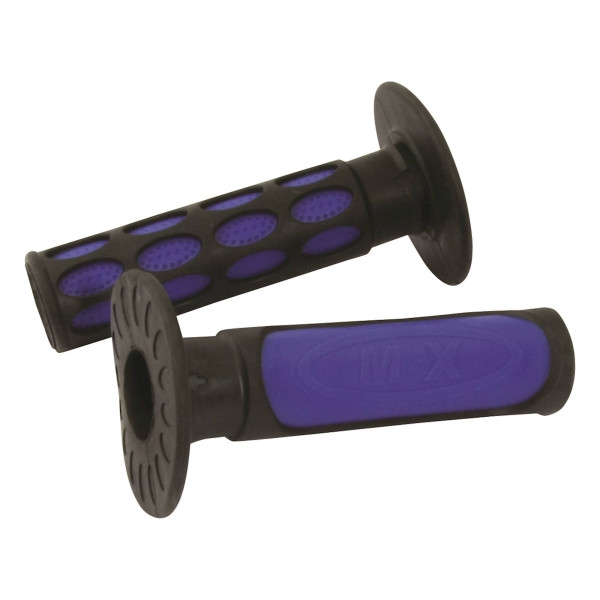 Bike It Bike it 2-tone mx grips blue / black